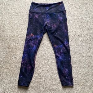 Spyder Active Galactic Purple High Rise Leggings Size Medium